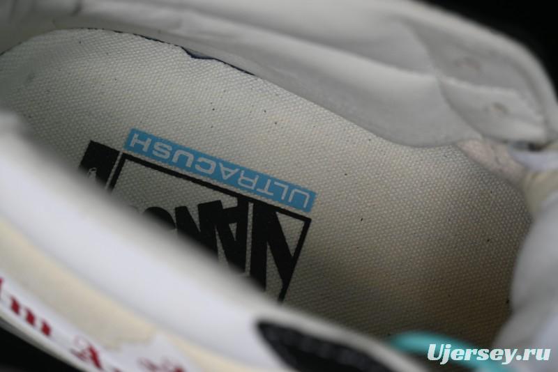 Palm Angels x Vans Sk8-Mid Collaboration Mid-Top Skate Shoes with Distressed Sole - VN000CRPGRN