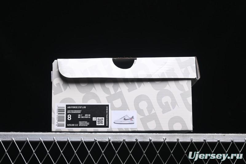 Nike Air Force 1 '07 Low Supreme The North Face Collaboration - Grey Black Red Logo - XZ6188-112