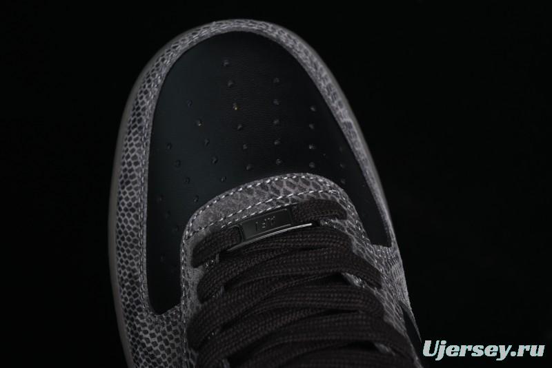 Nike Air Force 1 '07 Low Snake Year Themed Low-Top Casual Sneakers - HF2898-001