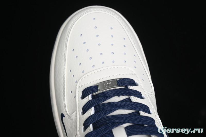 Nike Air Force 1 '07 Low Supreme Collaboration - Light Blue Shadow Swoosh Casual Sneakers - XZ6188-989