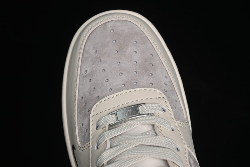 Nike Air Force 1 '07 Low The North Face Collaboration - Beige Black Red Sole Low-Top Casual Sneakers - XZ6188-309
