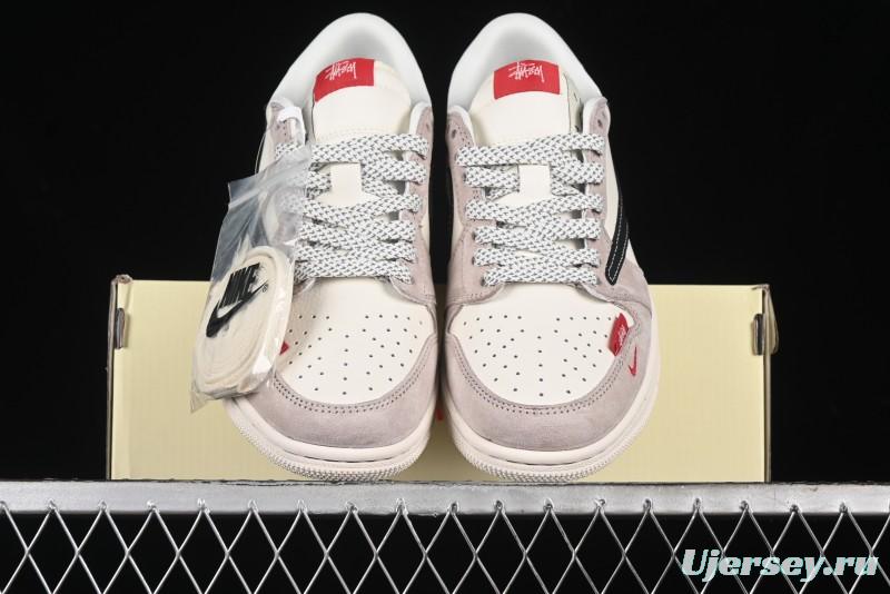 Nike Travis Scott x Fragment Design x Air Jordan 1 Low OG SP AJ1 Retro Sneakers - SJ2068-131