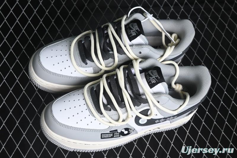 Nike Air Force 1 Low "Vinyl" Casual Sneakers with Lace-Up Design - KS6896-666