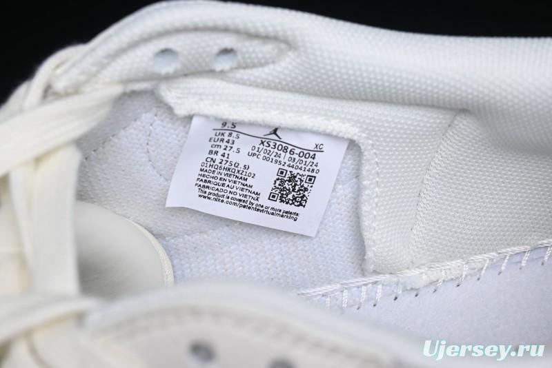 Nike Travis Scott x Fragment Design x Air Jordan 1 Low OG SP AJ1 Collaborative Sneakers - XS3086-004