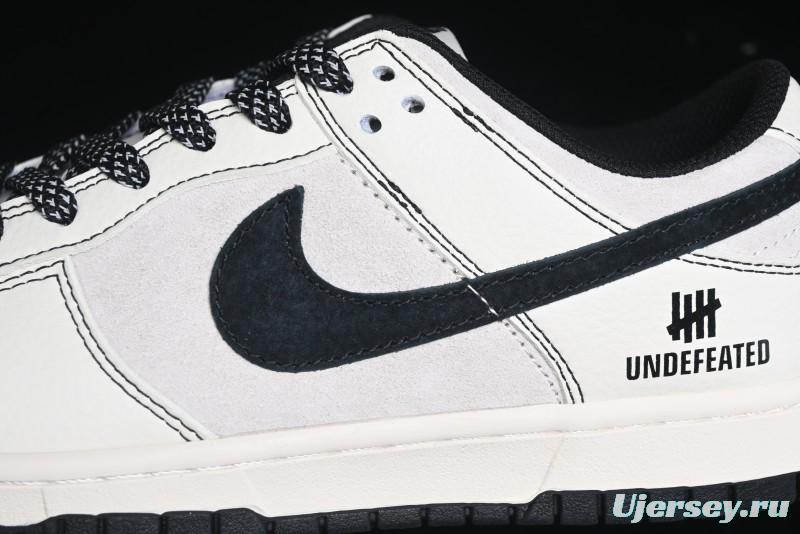 Nike SB Dunk Low UN Collaboration - Beige Black Line Black Sole Anniversary Custom Low-Top Casual Skate Shoes - BB7518-004