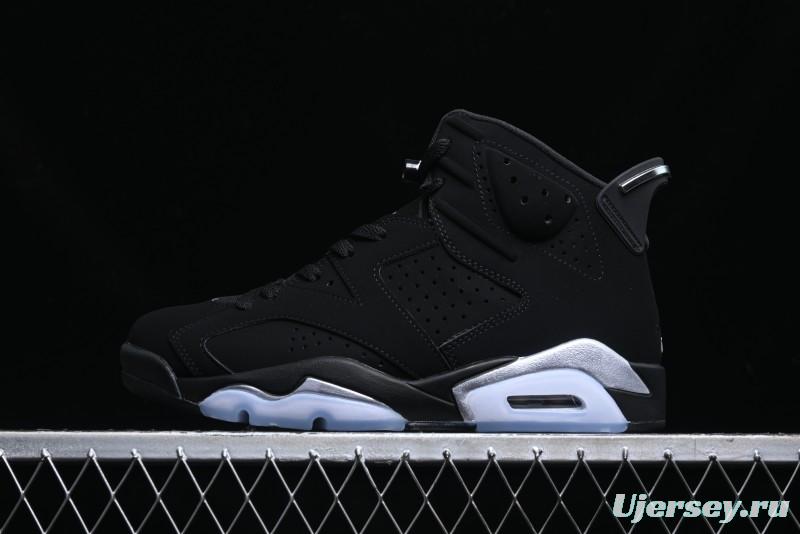 Nike Air Jordan 6 Retro Metallic Silver Basketball Shoes - DX2836-001