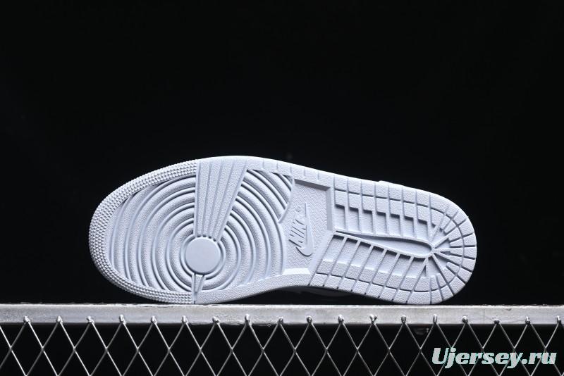 Nike Air Jordan 1 Low AJ1 Navy Blue Silk Casual Sneakers - FZ8778-044