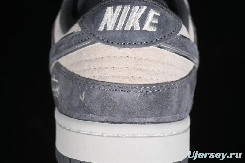 Nike SB Dunk Low Stussy Anniversary Edition Premium Customized Low-Top Casual Sneakers - XX2025-508