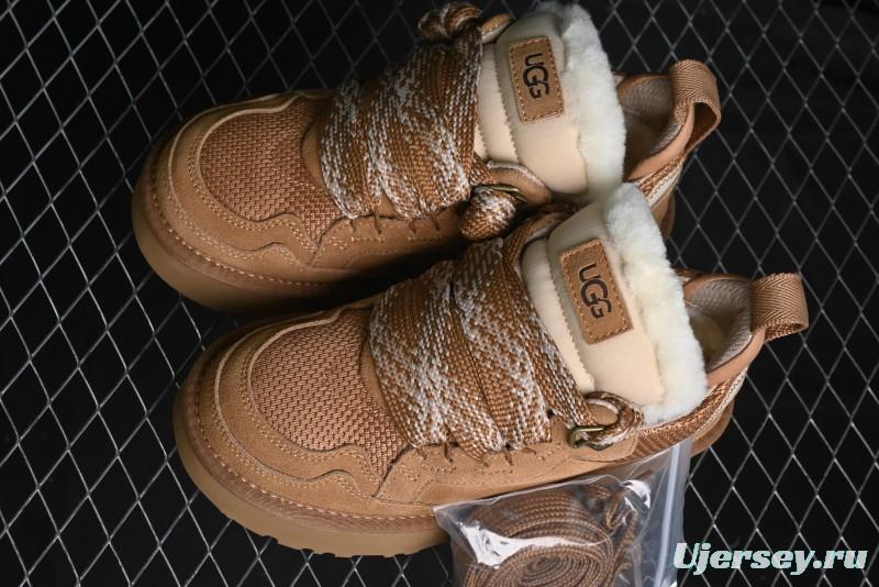 UGG Classic Ultra Mini Mel Dual Color Lace-Up Low-Top Casual Shoes - 1144032