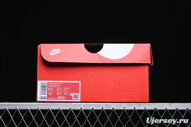 Nike Dunk Low High Street Minimalist Blue Panda Retro Low-Top Casual Sneakers - DD1503-119