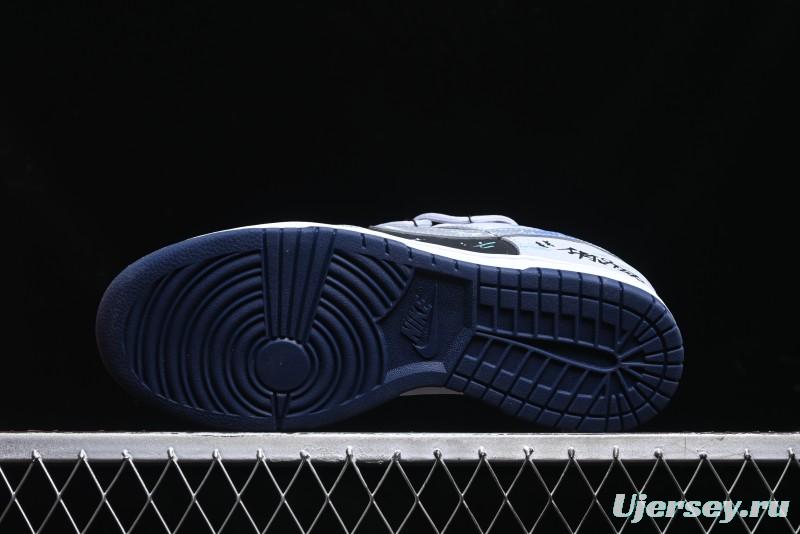 Nike Dunk Low Retro Casual Sneakers with Cosmic Star Eye Design - FQ8826-100