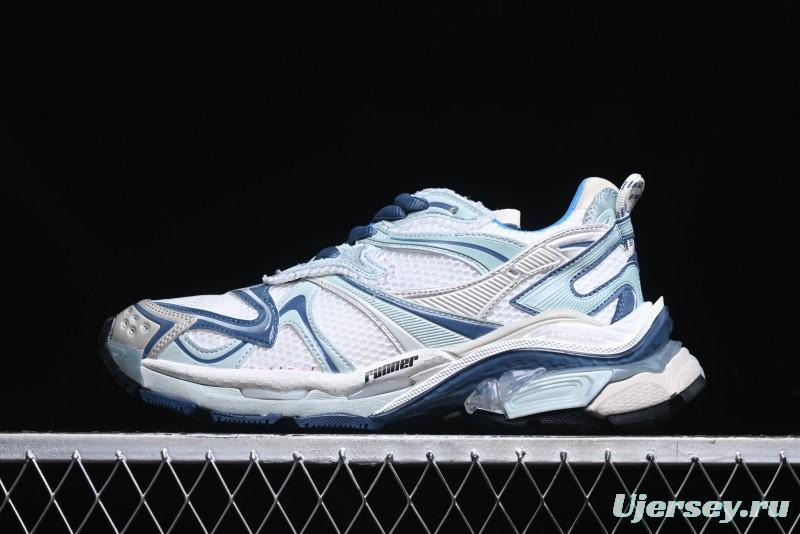 Balenciaga Runner Kith Four Color Retro Casual Sneakers - W3RXP9402