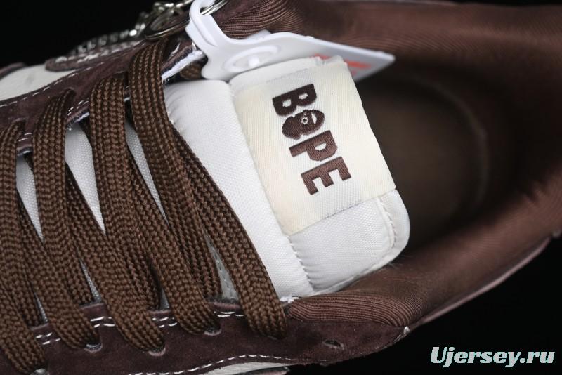 Nike Air Force 1 '07 Low BAPE Collaboration - Tan Brown Casual Sneakers - KK1988-027