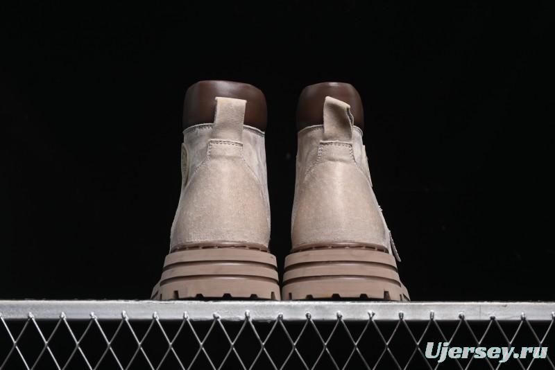 Timberland Classic High Top Outdoor Casual Boots with Premium Suede Leather - A18066TSAND