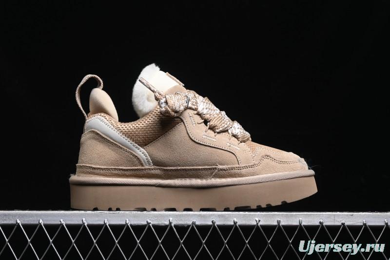 UGG Classic Ultra Mini Mel Two-Tone Lace-Up Low-Top Casual Shoes - 1144032