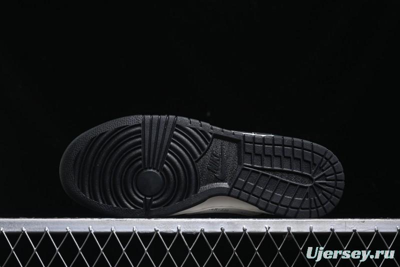 Nike SB Dunk Low Off-White Collaboration - Anniversary High-End Custom Low-Top Casual Skate Shoes - YX5066-211