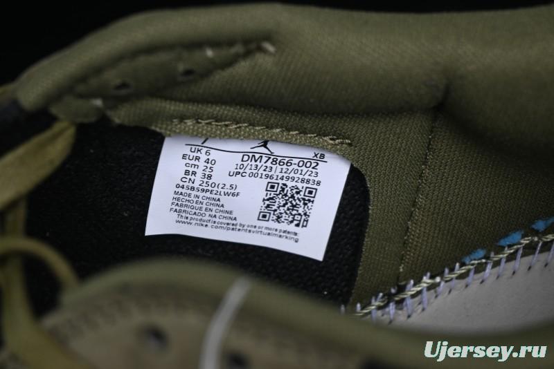 Nike Travis Scott x Air Jordan 1 Low OG AJ1 Collaboration Reverse Swoosh Sneakers - DM7866-002