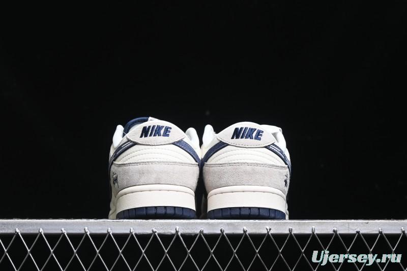 Nike SB Dunk Low Stussy Anniversary Custom Low-Top Casual Skate Shoes - FC1688-197