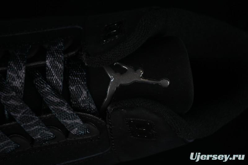 Nike Air Jordan 3 Retro Basketball Shoes Midnight Black - CT8532-001