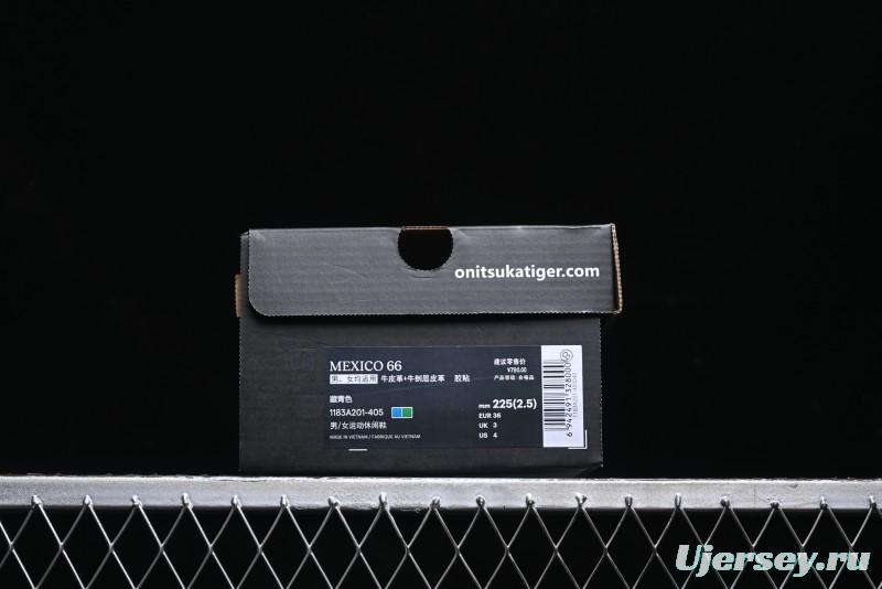 Onitsuka Tiger Mexico 66 Low-Top Leather Running Shoes - 1183A201-405
