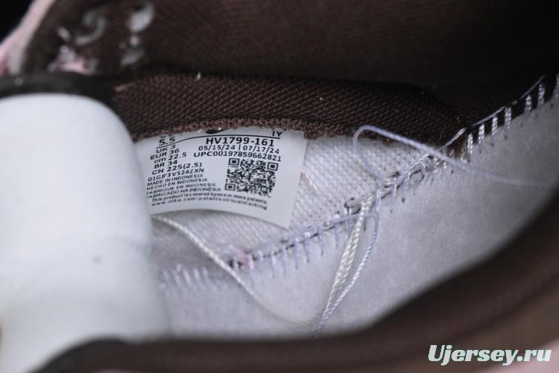 Nike Dunk Low 85 Double Swoosh Series Strawberry Chestnut SB Low Top Casual Skate Shoes - HV1799-161