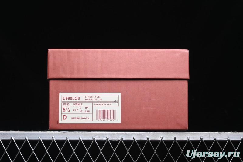 New Balance Made in USA M990 Series High-End Heritage Classic Retro Casual Running Shoes - U990LO6