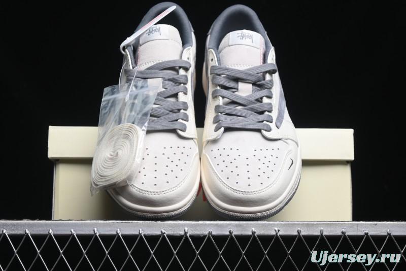 Nike Travis Scott x Fragment Design x Air Jordan 1 Low OG SP AJ1 Retro Sneakers - XZ6868-001