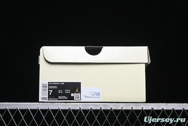 Nike Air Jordan 1 Low OF Collaboration Custom High-End Retro Basketball Shoes - DM9188-002
