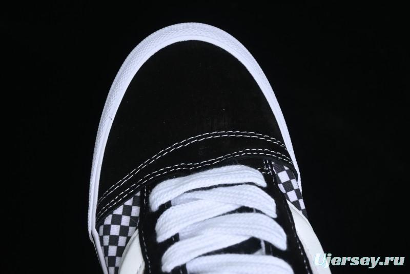 Vans Knu Skool Checkerboard Low Top Retro Casual Vulcanized Sneakers - VN0009QCIVG