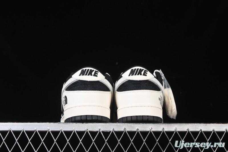 Nike SB Dunk Low The North Face x CDG Anniversary Customized Low-Top Casual Skate Shoes - BB7518-006
