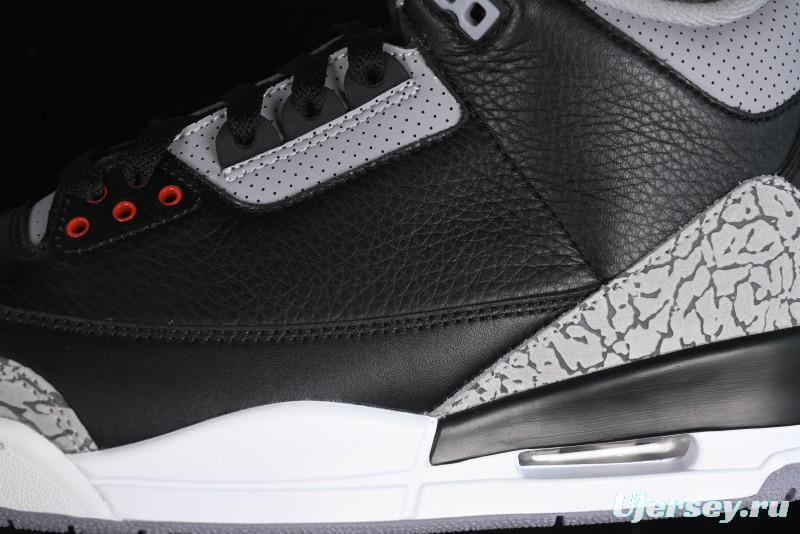 Nike Air Jordan 3 Retro "Black Cement" Basketball Shoes - DN3707-010