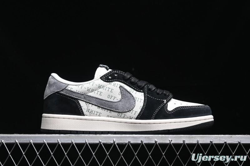 Nike Travis Scott x Fragment Design x Air Jordan 1 Low OG SP Sneakers - SJ2068-108