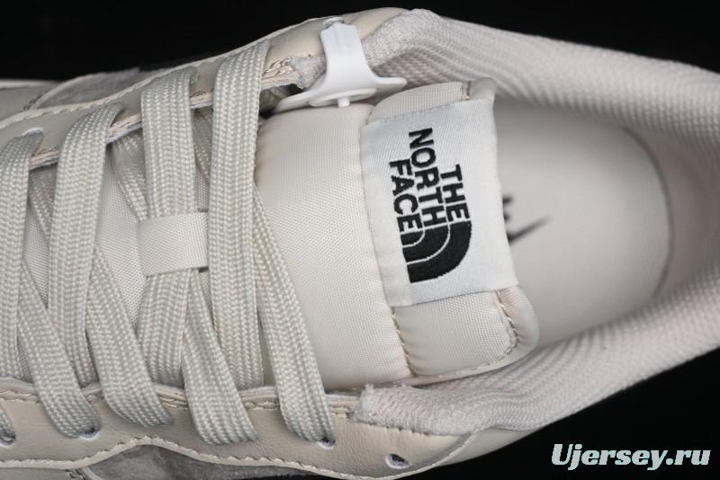 Nike Air Force 1 '07 Low The North Face Collaboration - Beige Black Red Sole Low-Top Casual Sneakers - XZ6188-309