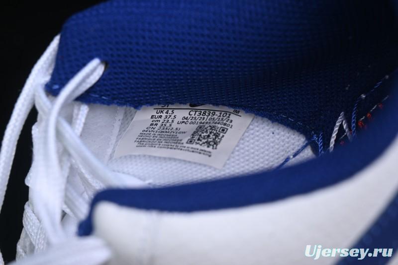 Nike Air Force 1 '07 Low Top Leather Casual Sneakers with Full-Length Air Cushion - CT3839-101