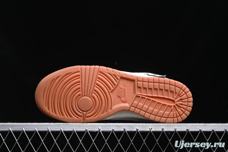Nike SB Dunk Low Stussy Collaboration - Patchwork Black White Swoosh Anniversary Custom Low-Top Skate Shoes - DM6868-003