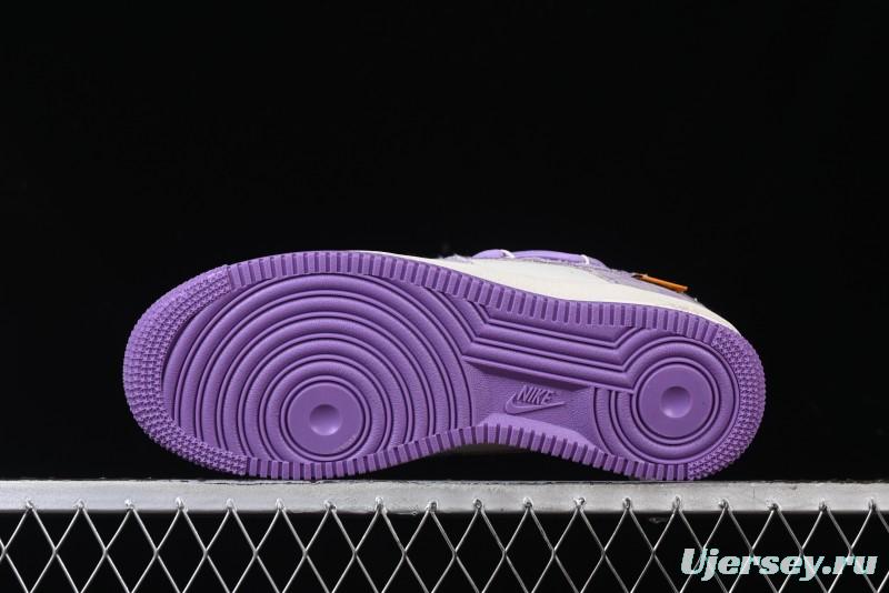 Nike Air Force 1 '07 Low x Gucci Pink Lace-Up Casual Sneakers - BD7700-022