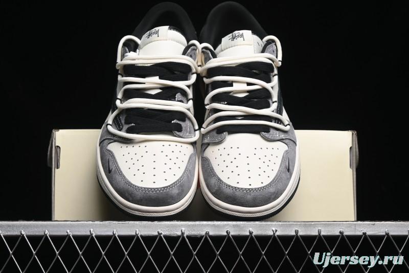 Nike Air Jordan 1 Low OG SP Travis Scott x Fragment Design Collaboration Sneakers - SJ0086-141