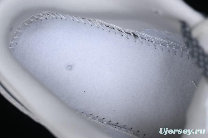 Nike Air Jordan 1 Low Stussy Collaboration - Grey Pigskin Black Base Retro Basketball Shoes - XX3318-968