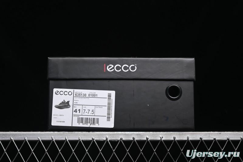 ECCO Off-Road Series Lightweight Cushioned Leather Durable Outdoor Hiking Running Shoes - 63513001001