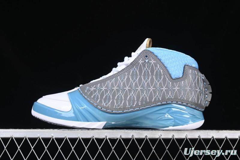 Nike Air Jordan 23 AJ23 Mid Retro Casual Sneakers with Visible Air Cushion - 318474-151