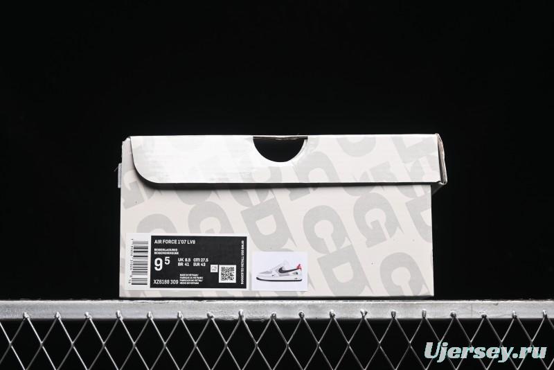 Nike Air Force 1 '07 Low The North Face Collaboration - Beige Black Red Sole Low-Top Casual Sneakers - XZ6188-309