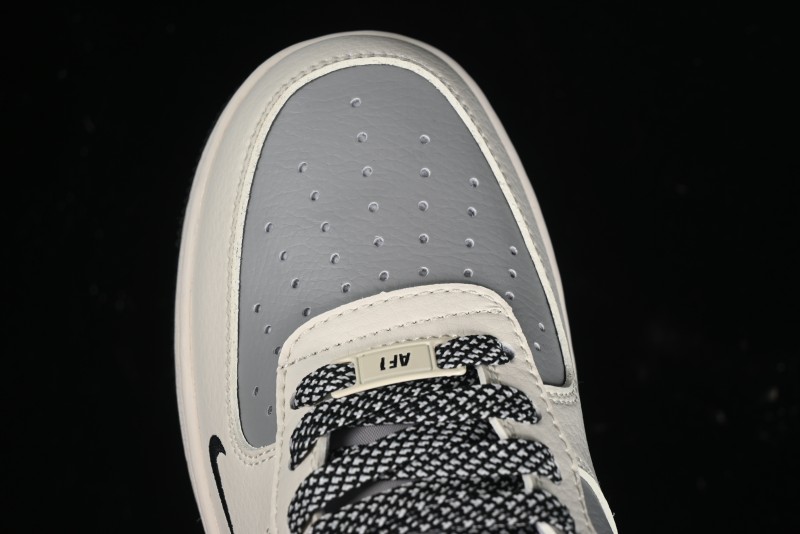 Nike Air Force 1 '07 Low Bape Collaboration - Beige Grey Black Low-Top Casual Sneakers BB6566-209