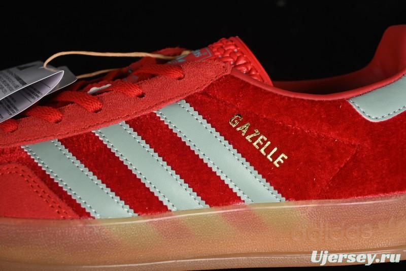 Adidas Originals Gazelle Indoor Sneakers with Thick Sole for Casual Wear Non-Slip耐磨 Low-Top Board Shoes - IG6786