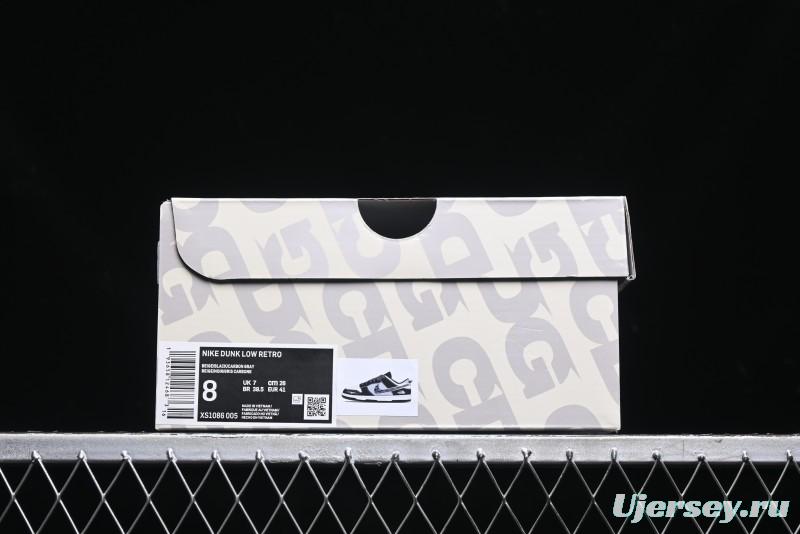 Nike SB Dunk Low The North Face Collaboration - EDG Print Anniversary Customized Low-Top Casual Sneakers - XS1086-005