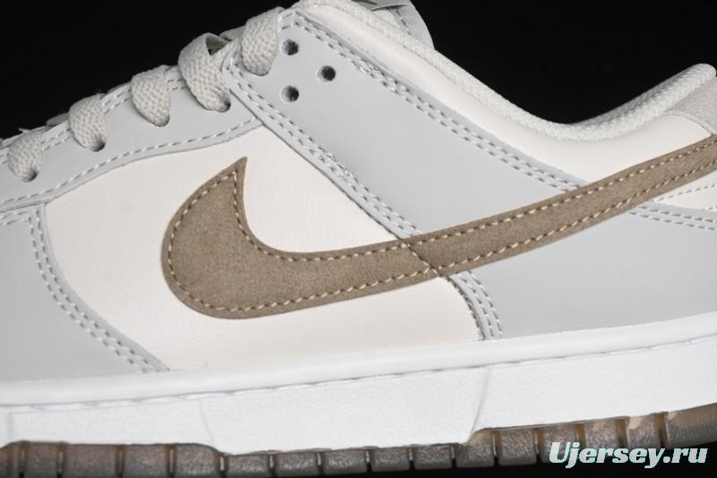 Nike Dunk Low SB Casual Sneakers in Phantom/Khaki - FJ4188-001