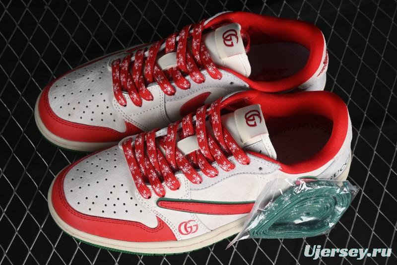 Nike Travis Scott x Fragment Design x Air Jordan 1 Low OG SP AJ1 - AG3702-800