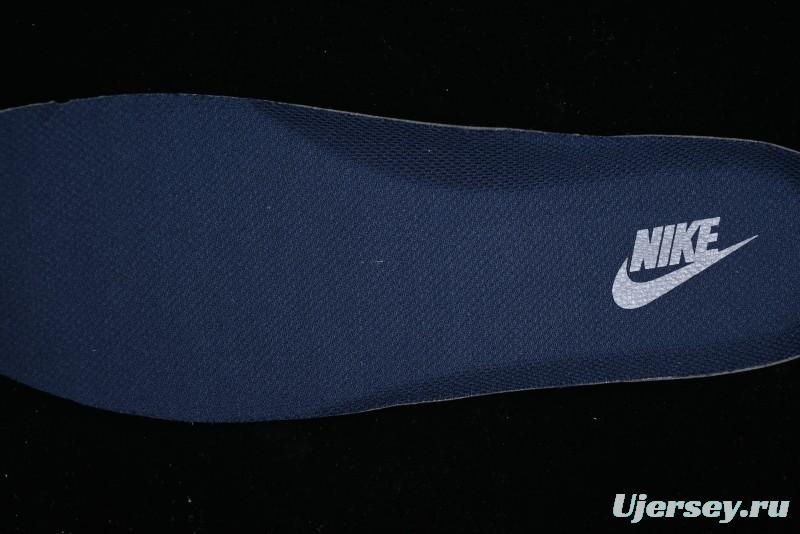 Nike Air Force 1 '07 Low Stussy Collaboration - Grey Blue Suede Low-Top Casual Sneakers - SJ6698-007