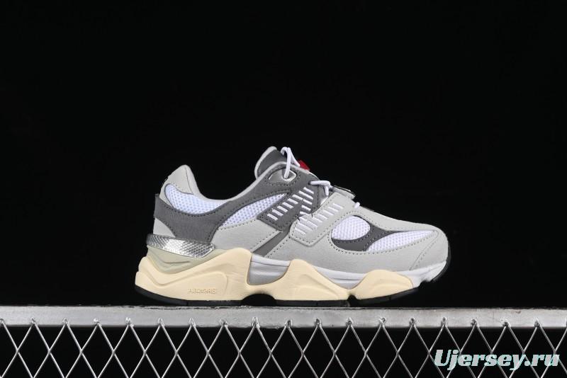 New Balance 9060 Series Hook and Loop Kids Sneakers - PV9060GRY