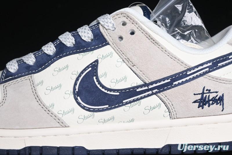 Nike SB Dunk Low Stussy Anniversary Custom Low-Top Casual Skate Shoes - FC1688-197