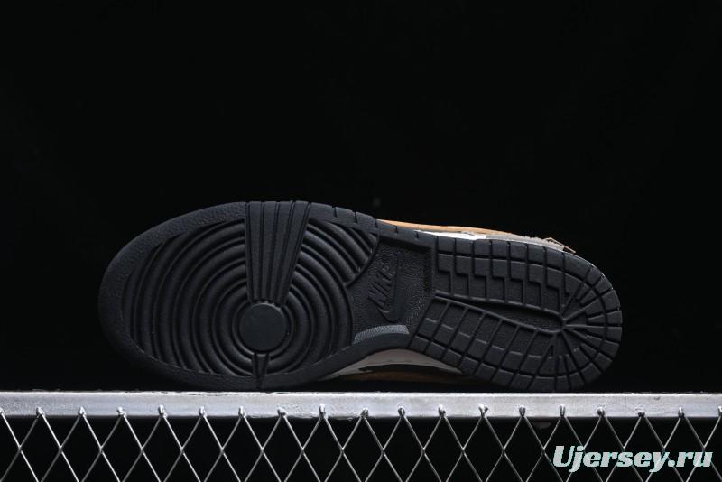 Nike Dunk Low Panda Prank Pioneer Knight Sandstorm Black Brown Low Top Casual Skate Shoes - DD1391-100